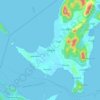 เกาะยาว topographic map, elevation, terrain