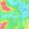 Little Langdale topographic map, elevation, terrain