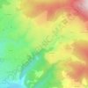 La Grane topographic map, elevation, terrain