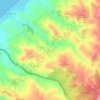 Salice topographic map, elevation, terrain
