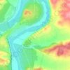 Castellons topographic map, elevation, terrain