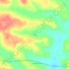 Kra topographic map, elevation, terrain