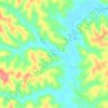 Trace topographic map, elevation, terrain