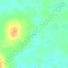 Kiulu topographic map, elevation, terrain