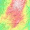 Yatta topographic map, elevation, terrain