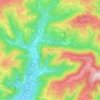Padna / Padena topographic map, elevation, terrain