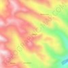Huayno topographic map, elevation, terrain