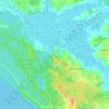 Saint-Augustin topographic map, elevation, terrain