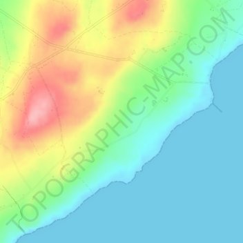 Killydonnell topographic map, elevation, terrain