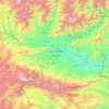 Nangarhar topographic map, elevation, terrain