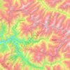 Brahmaur topographic map, elevation, terrain