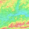 Londra topographic map, elevation, terrain