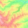 Fannin County topographic map, elevation, terrain
