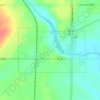 Waldo topographic map, elevation, terrain