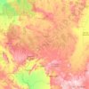 Mato Grosso topographic map, elevation, terrain