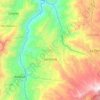 Sandoná topographic map, elevation, terrain