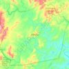 iMfolozi topographic map, elevation, terrain