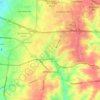 Jeffersontown topographic map, elevation, terrain