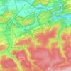 Nismes topographic map, elevation, terrain