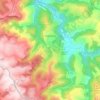 Pousthomy topographic map, elevation, terrain