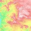 Ibb Governorate topographic map, elevation, terrain