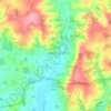 Bishop's Frome topographic map, elevation, terrain