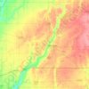 Henry County topographic map, elevation, terrain