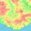 Plouzané topographic map, elevation, terrain