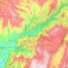Ribeira de Pena topographic map, elevation, terrain