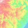 Ezinqoleni Local Municipality topographic map, elevation, terrain