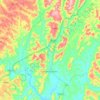 Teodoro Sampaio topographic map, elevation, terrain