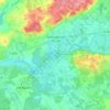 Bazouges Cré sur Loir topographic map, elevation, terrain