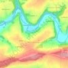 Pont-Bellanger topographic map, elevation, terrain