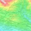 River Croal topographic map, elevation, terrain