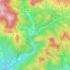 Propiac topographic map, elevation, terrain