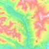 Comisión de Fomento de Villa Lago Meliquina topographic map, elevation, terrain