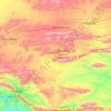 Touws River topographic map, elevation, terrain