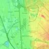 Grengel topographic map, elevation, terrain