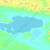 Yongbo Lake topographic map, elevation, terrain