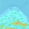 Cixi topographic map, elevation, terrain