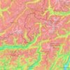 Valtellina topographic map, elevation, terrain