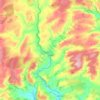 Llanbadarn Fynydd topographic map, elevation, terrain