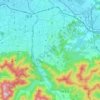 Suseong-gu topographic map, elevation, terrain