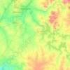 Metsimaholo Local Municipality topographic map, elevation, terrain