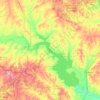 Lake Livingston topographic map, elevation, terrain