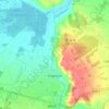 Argences topographic map, elevation, terrain