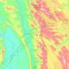 Cederberg Ward 1 topographic map, elevation, terrain