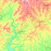 Richmond County topographic map, elevation, terrain