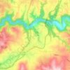 Tanus topographic map, elevation, terrain