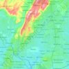 Ga East Municipal District topographic map, elevation, terrain